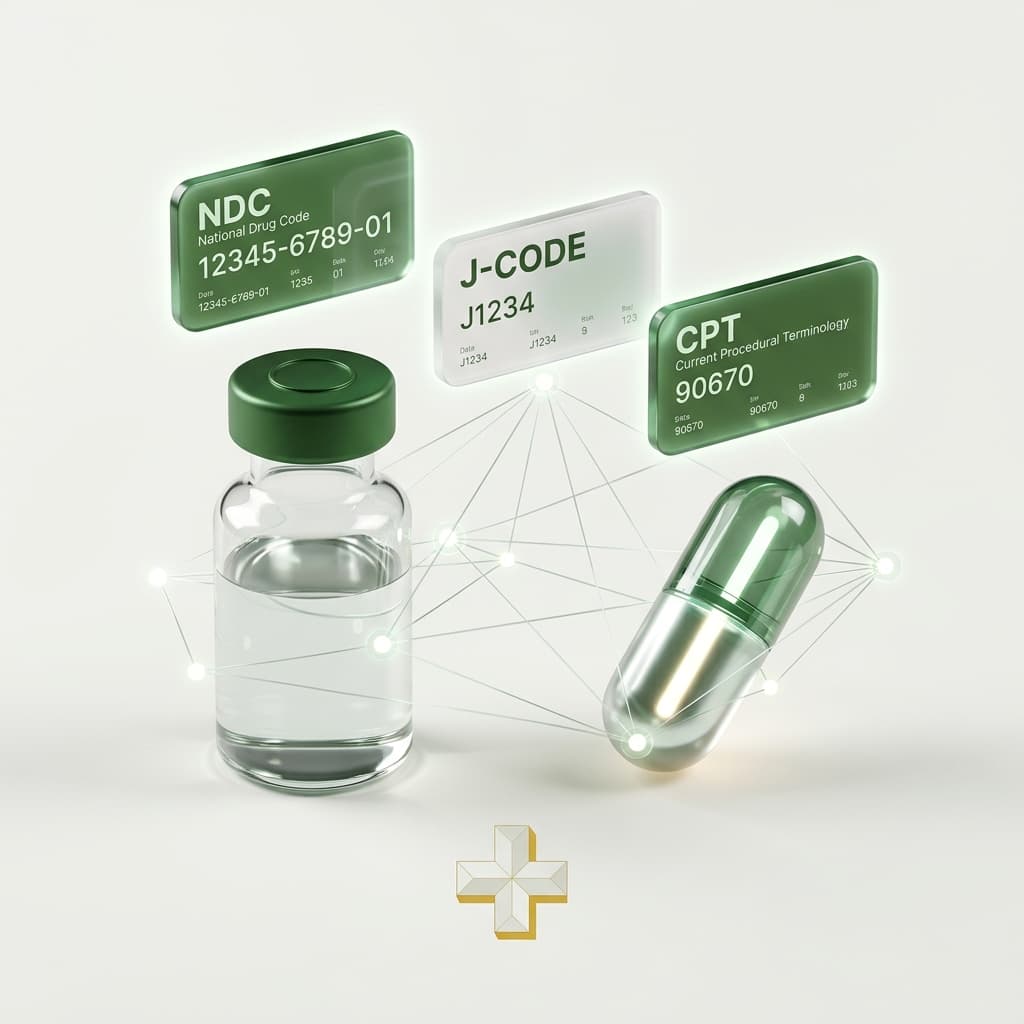 Medical coding crosswalk illustration